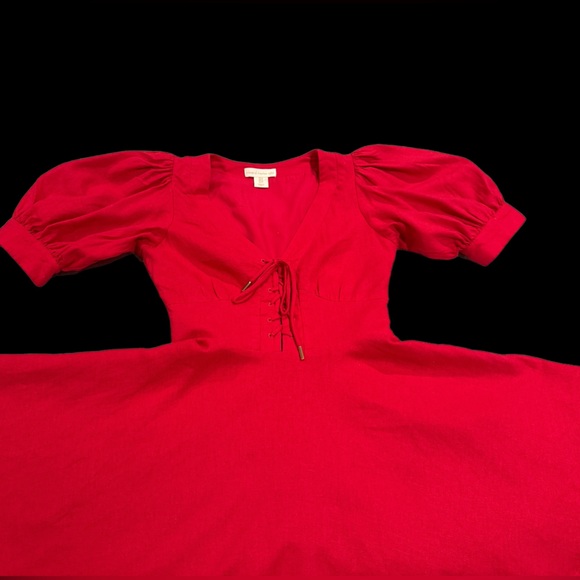 House of Harlow 1960 Puff Sleeve Pink Mini Dress. Size 0 - Picture 8 of 11